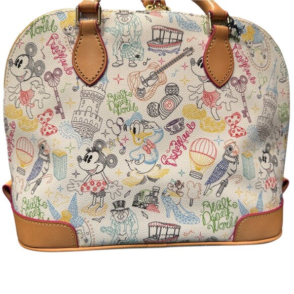Disney Dooney & Bourke 'A Walk in the Park' Zip Satchel - Picture 3 of 7